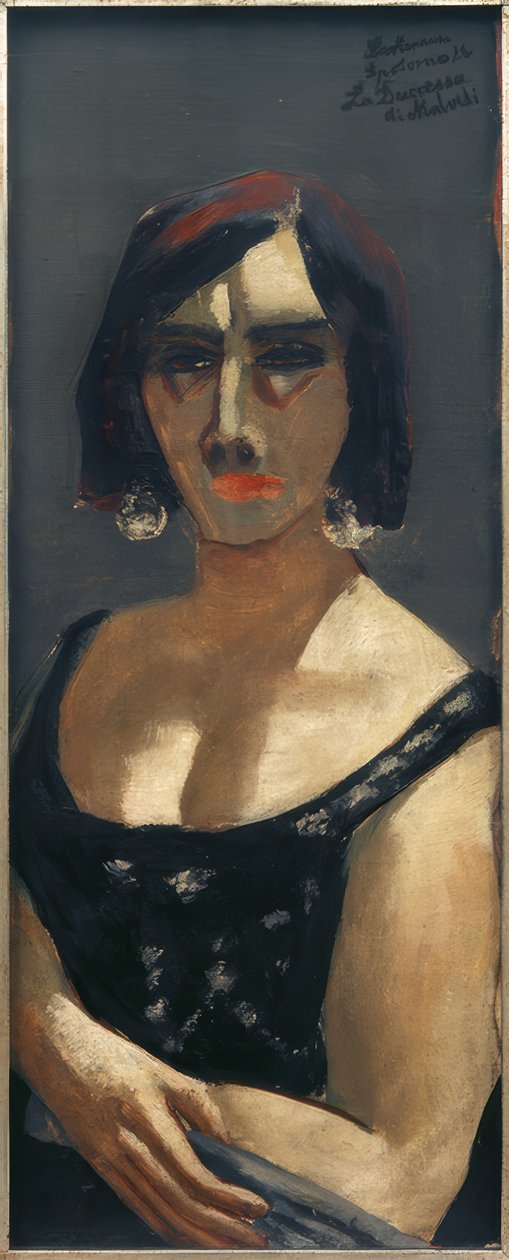 Bildnis Malvedi hercegné alkotó: Max Beckmann