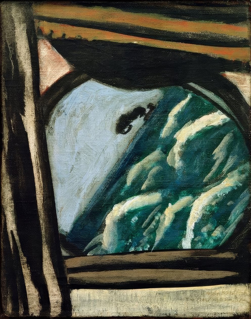 Kilátás a hajó fedélzetéről alkotó: Max Beckmann