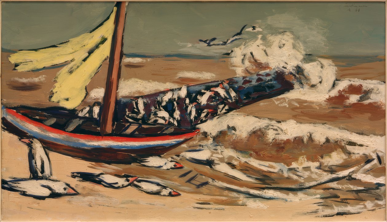 Barna tenger sirályokkal alkotó: Max Beckmann