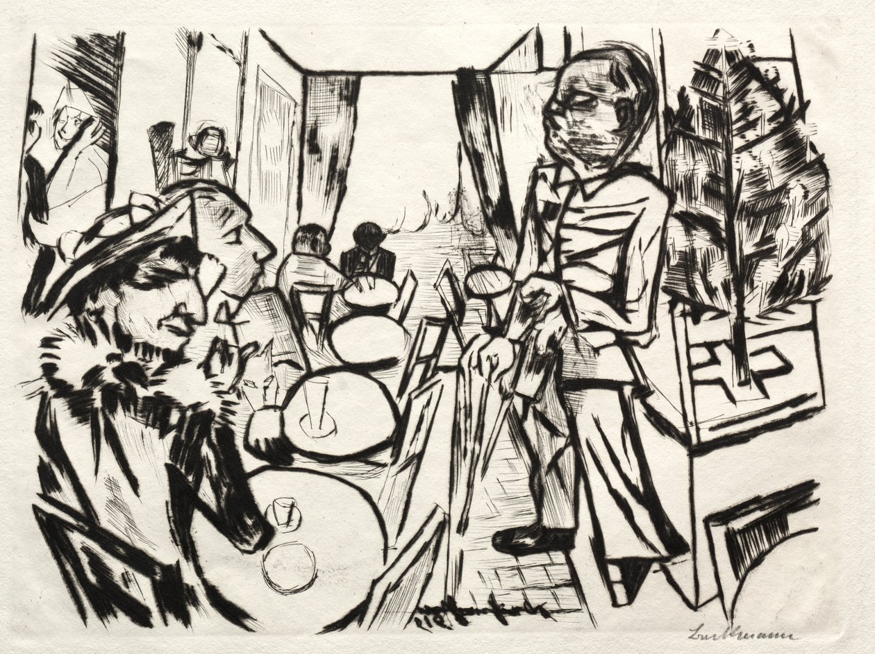 1919 karácsonya alkotó: Max Beckmann