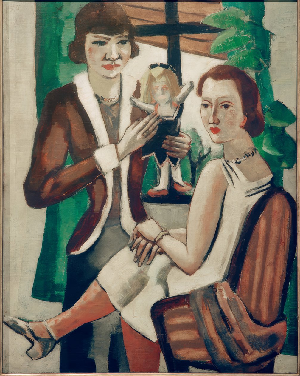 Hölgyek az ablakban alkotó: Max Beckmann