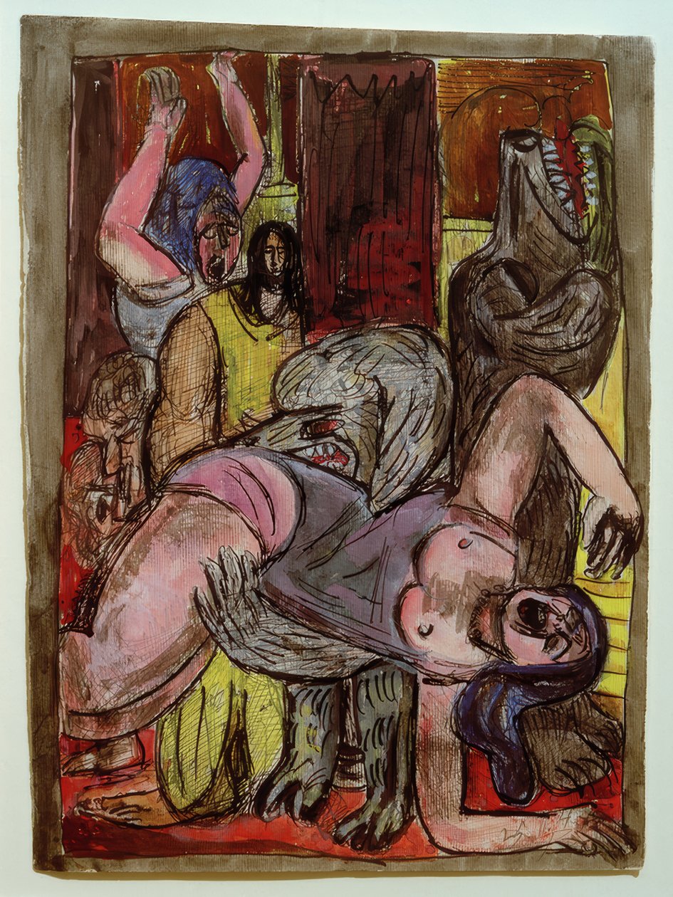 A kutyák egyre nagyobbak alkotó: Max Beckmann