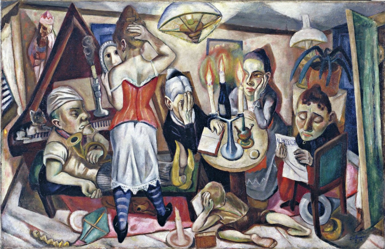 Családi portré alkotó: Max Beckmann
