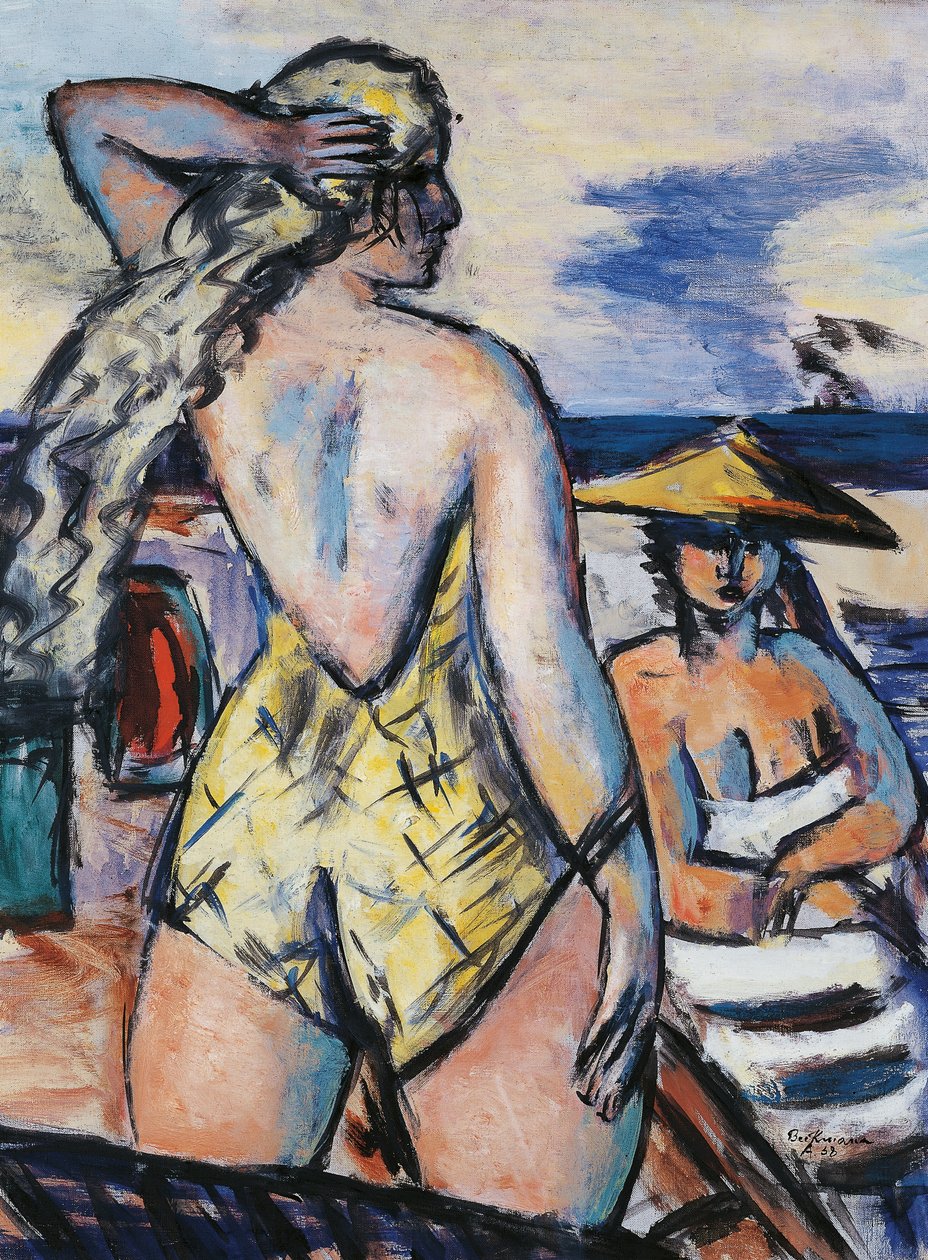 Lányok a tenger mellett alkotó: Max Beckmann