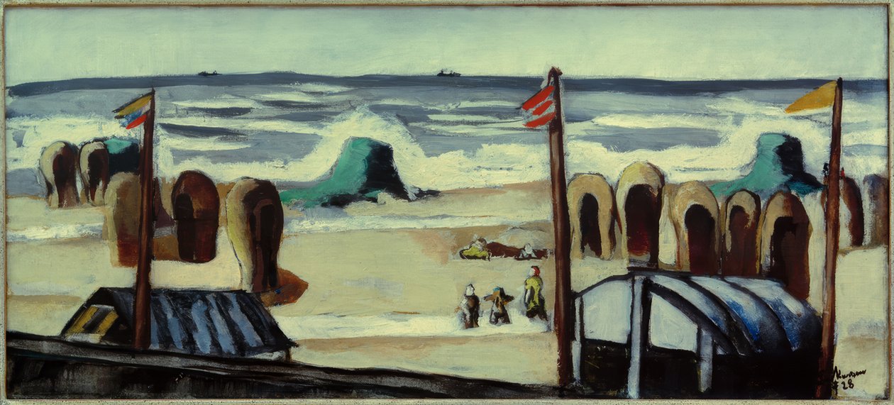 Szürke tengerpart alkotó: Max Beckmann