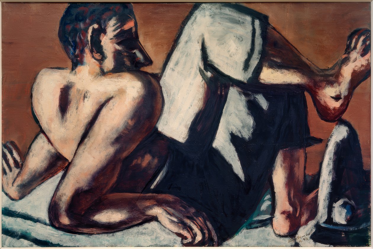 Half Nude Clown (művész) alkotó: Max Beckmann