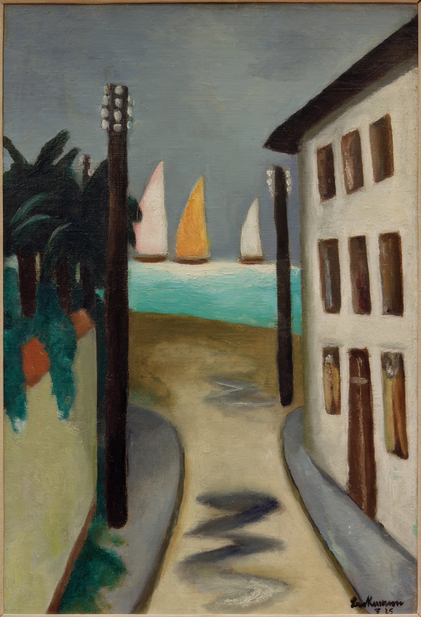 Kis táj. Viareggio alkotó: Max Beckmann