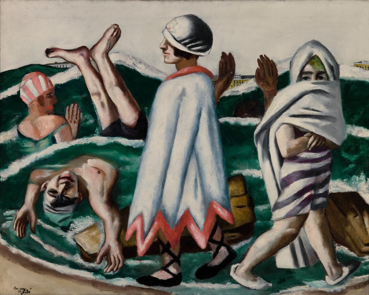 Strandfürdő alkotó: Max Beckmann