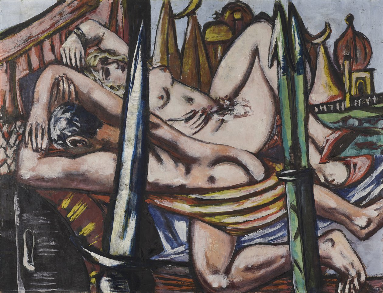 Messingstadt, 1944. alkotó: Max Beckmann