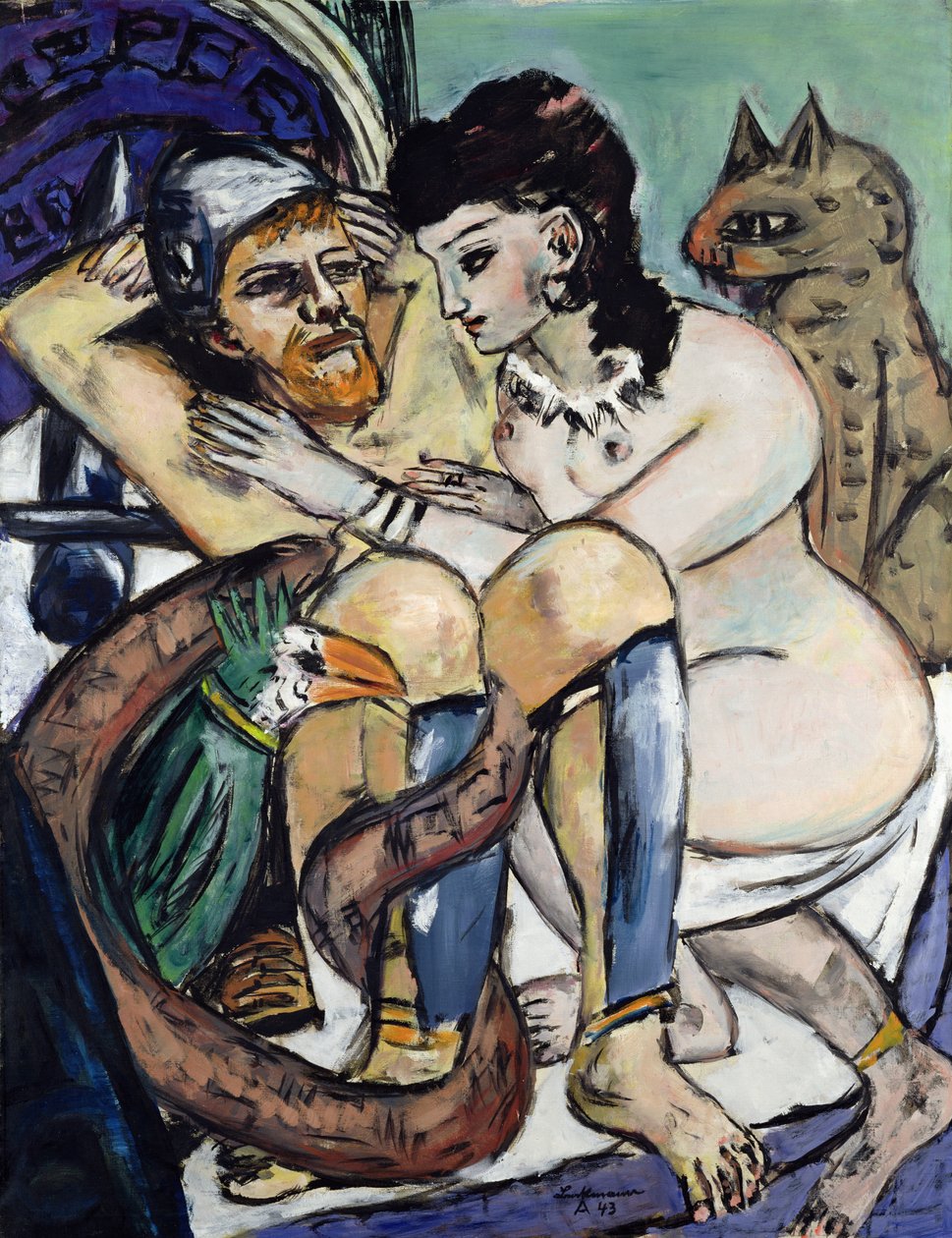 Odüsszeusz és Calypso alkotó: Max Beckmann