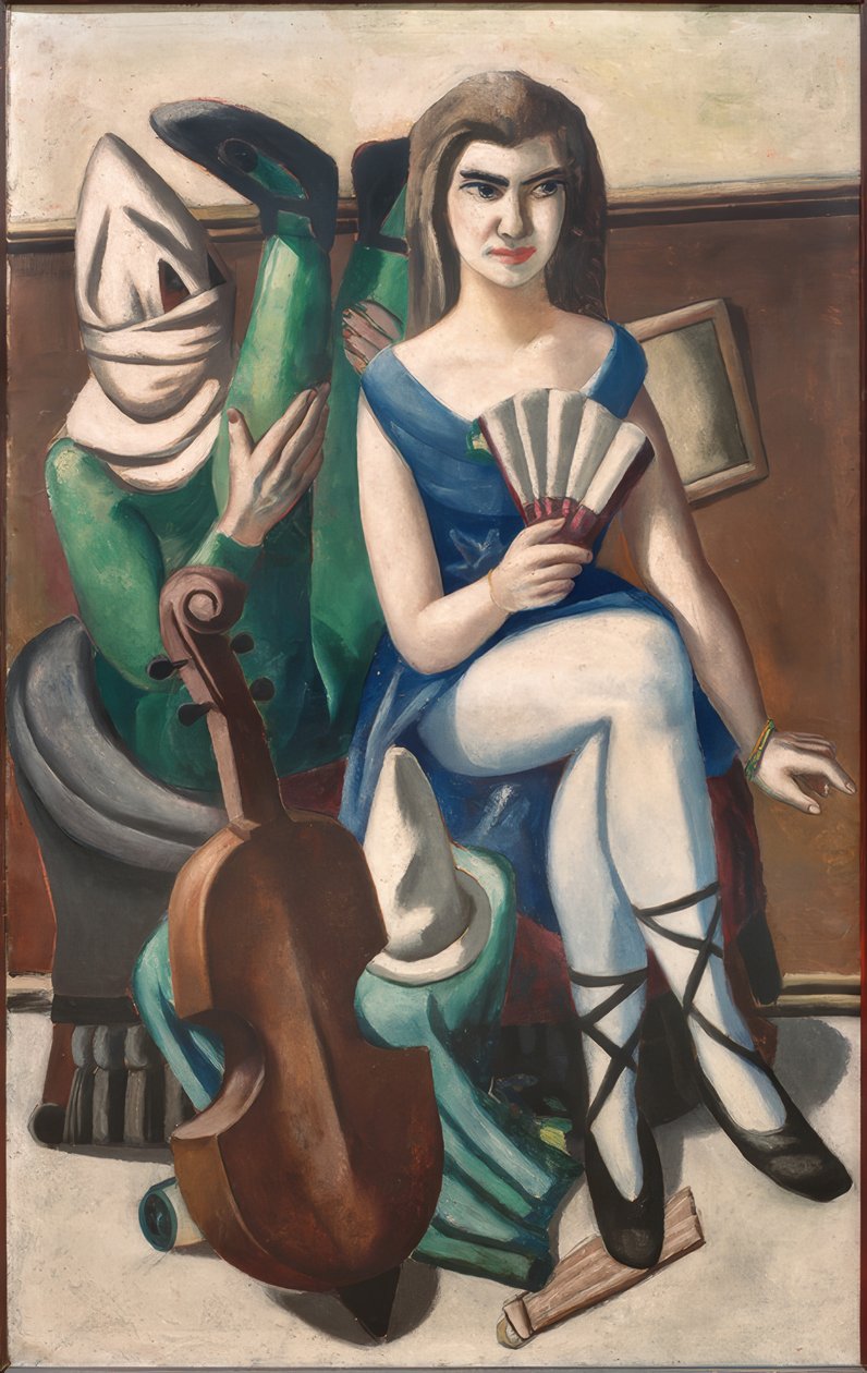 Pierrette és Bohóc alkotó: Max Beckmann