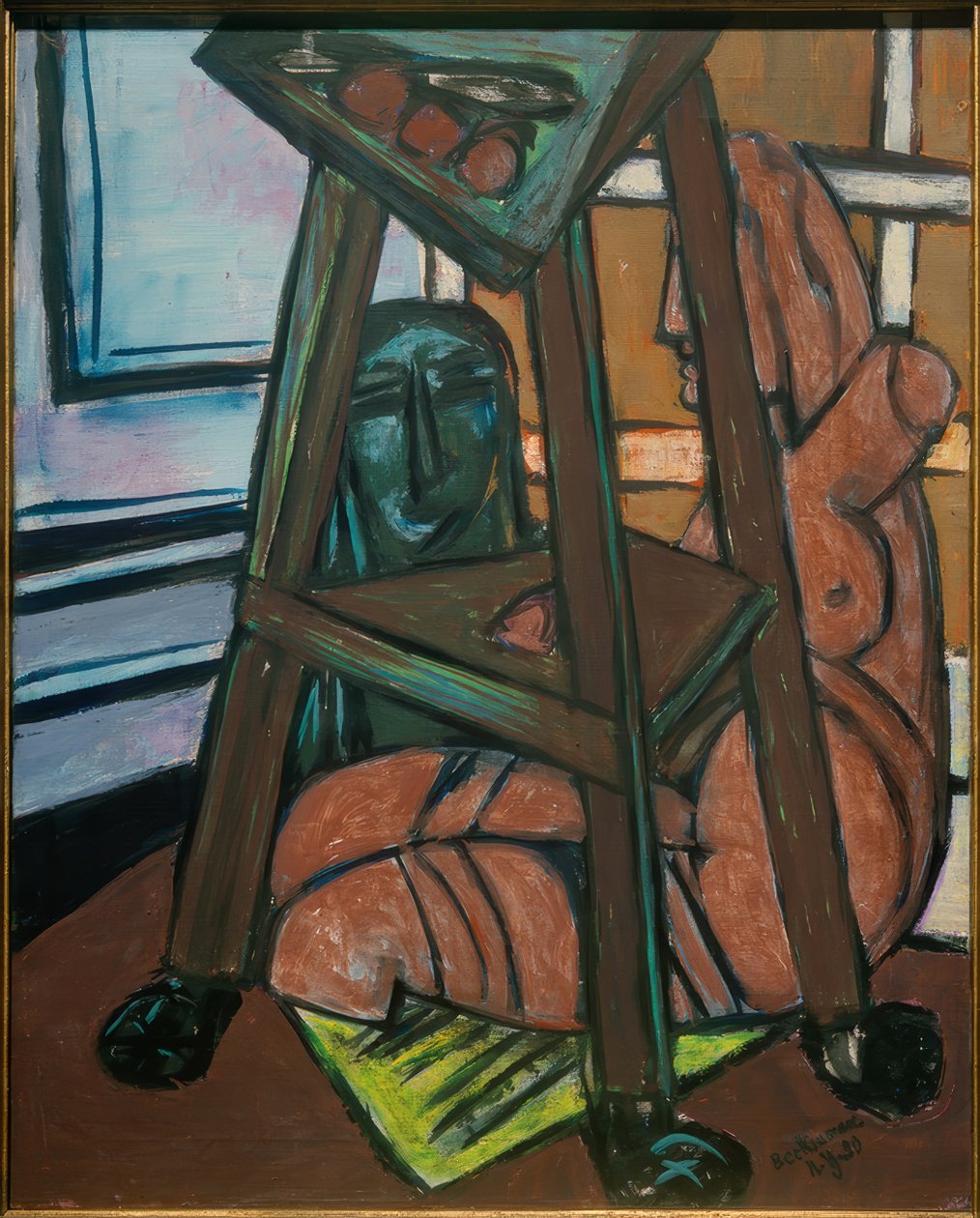Műanyag stúdió (stúdiósarok) alkotó: Max Beckmann