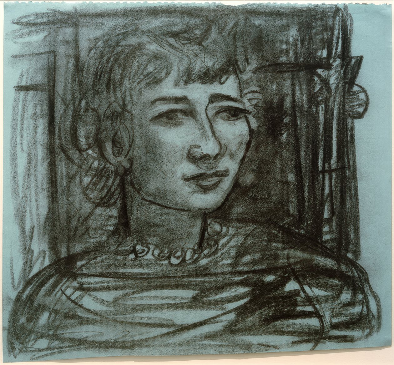 Portré Frances van Veen alkotó: Max Beckmann