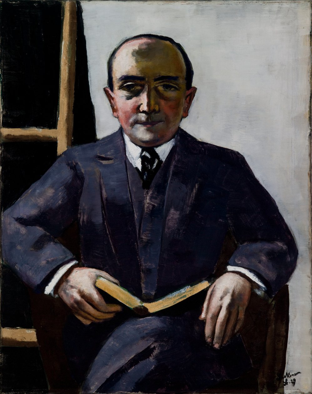 Curt Glaser portréja alkotó: Max Beckmann