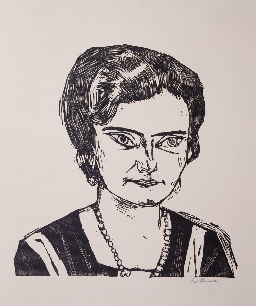 Mrs. HM (Naila) portréja alkotó: Max Beckmann