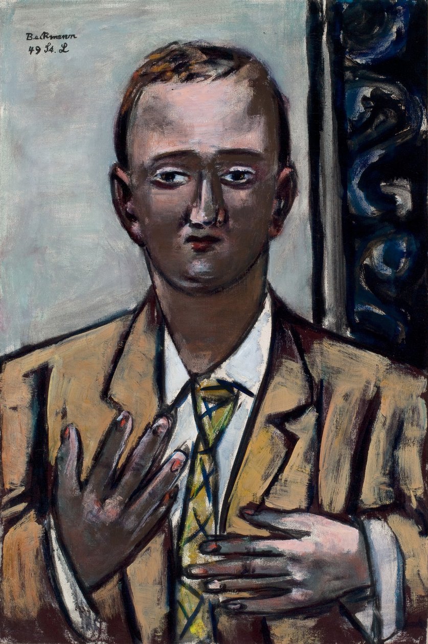 Morton D. May portréja alkotó: Max Beckmann