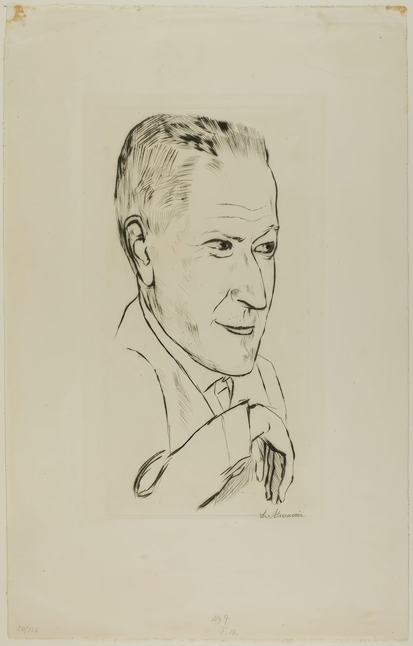 Reinhard Pieper portréja alkotó: Max Beckmann