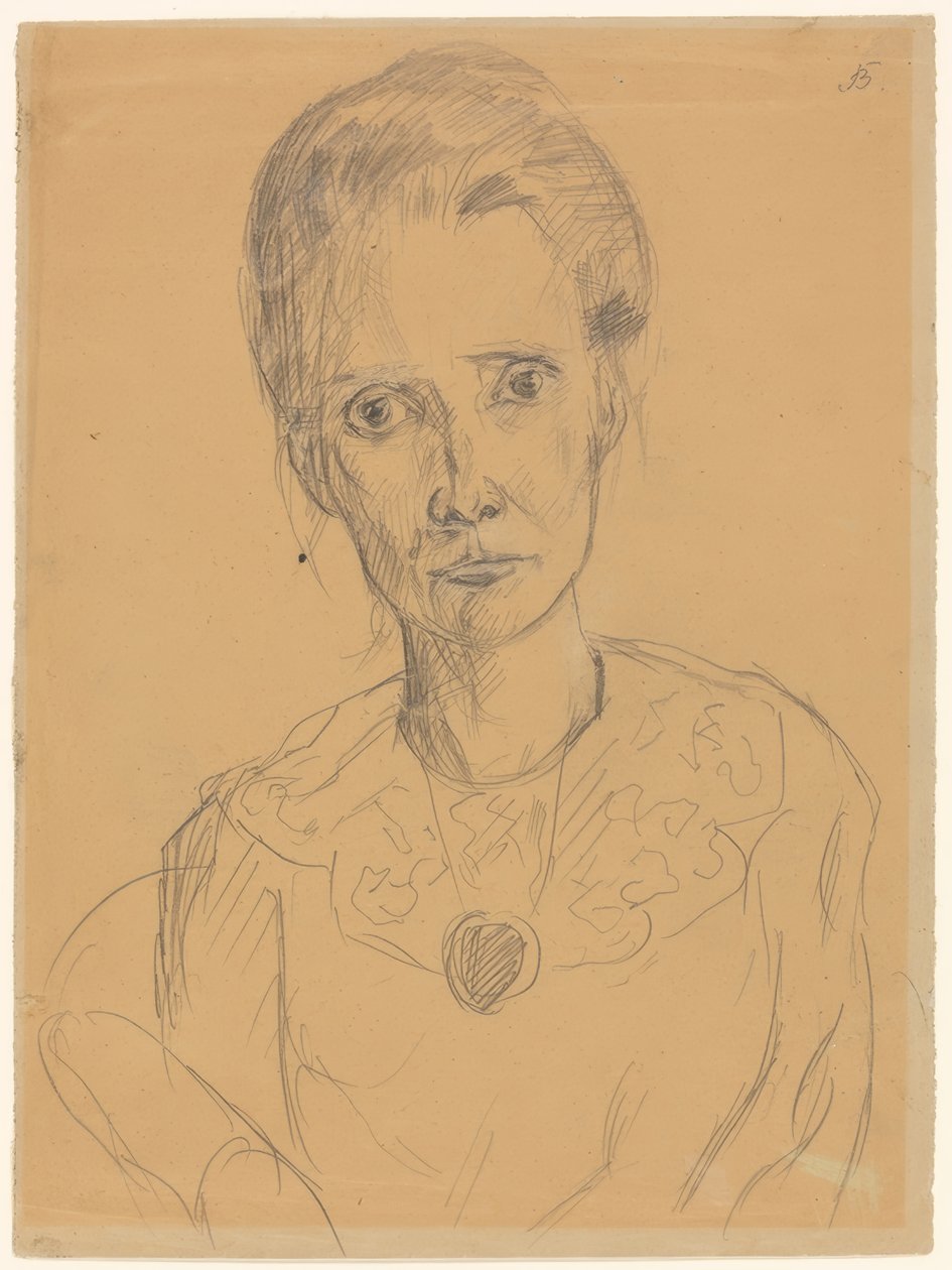 Női portré alkotó: Max Beckmann