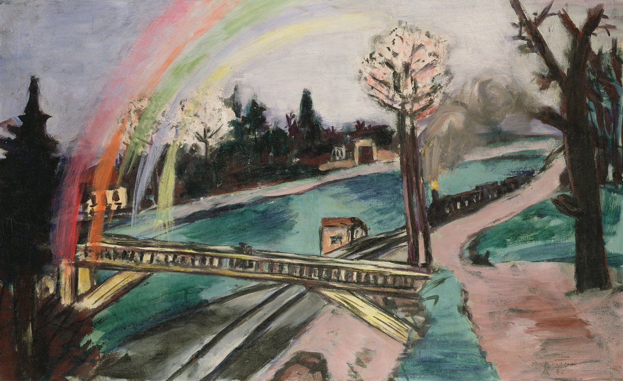 Vasúti híd és a szivárvány alkotó: Max Beckmann