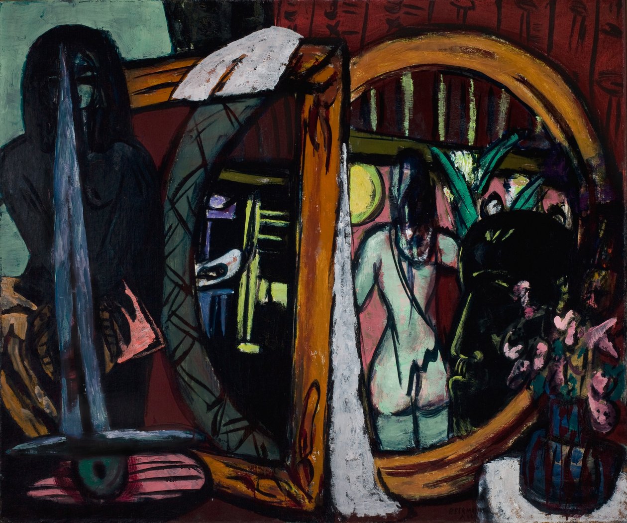 Szobrász műterem alkotó: Max Beckmann