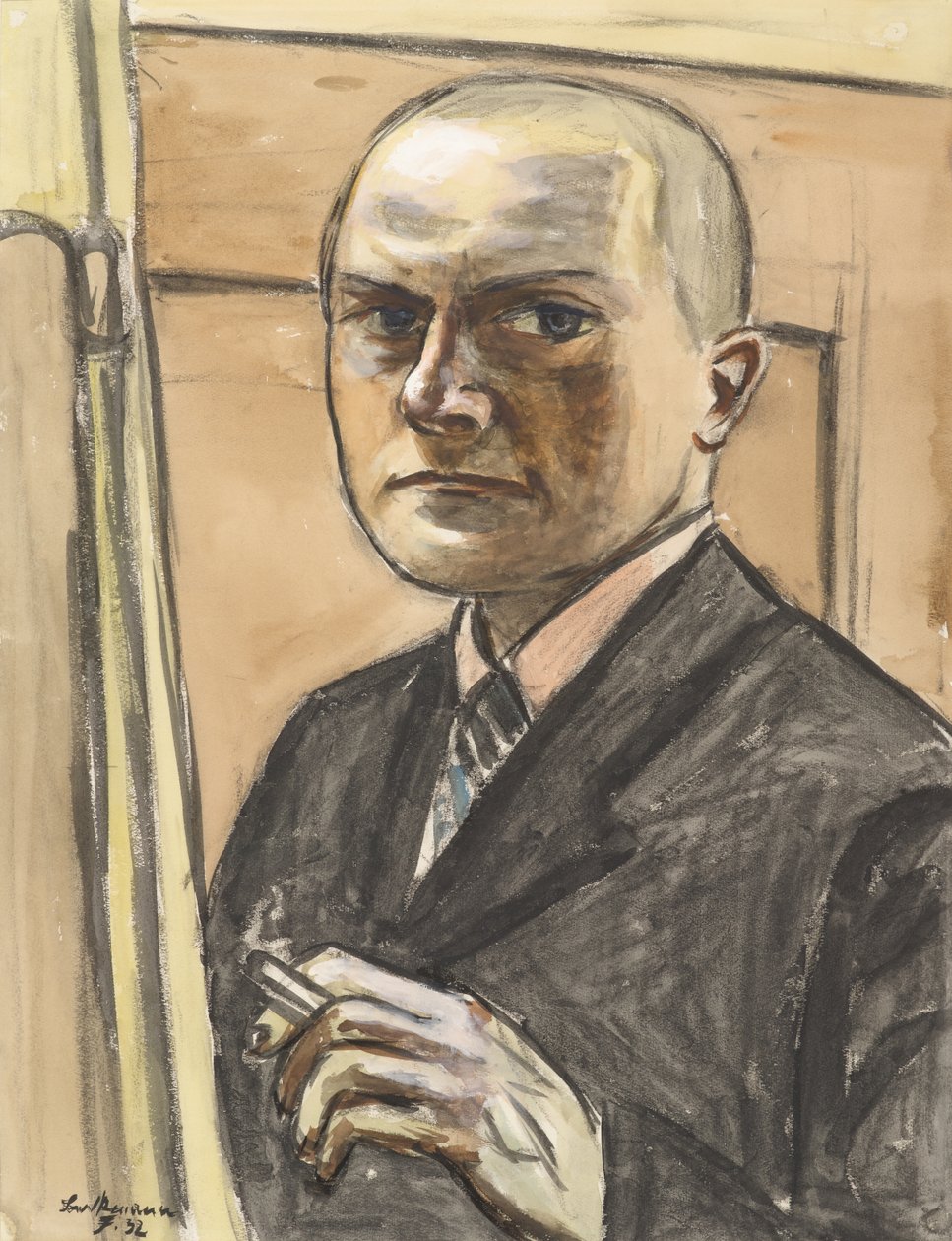 Önarckép alkotó: Max Beckmann