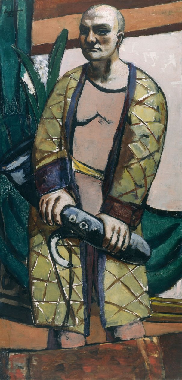 Önarckép szaxofonnal alkotó: Max Beckmann