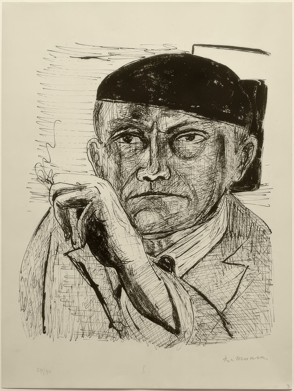 Önarckép alkotó: Max Beckmann