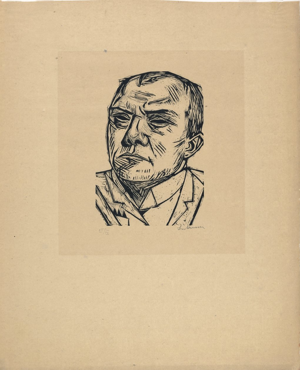 Önarckép alkotó: Max Beckmann
