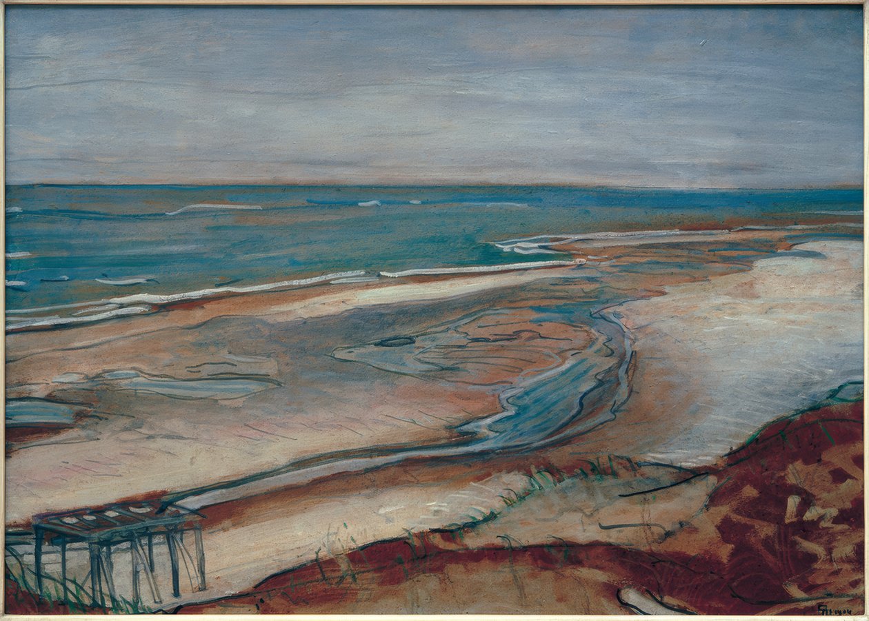 Tengerparti táj alkotó: Max Beckmann