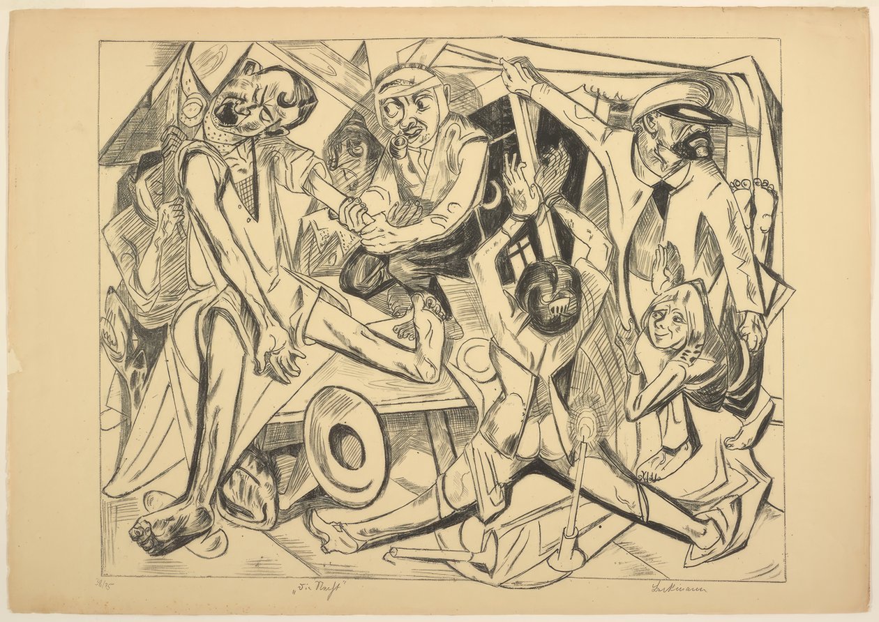 The Night, hetedik lemez a Die Hölle-től alkotó: Max Beckmann