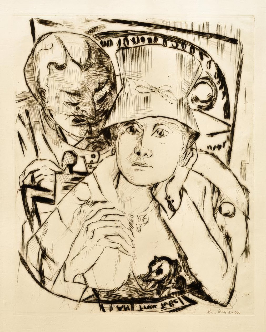 Theatre Lodge alkotó: Max Beckmann