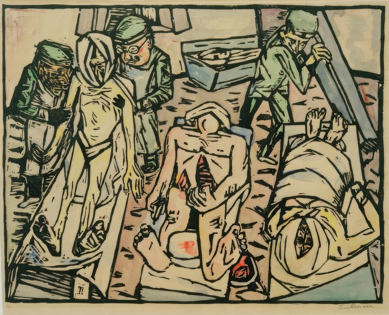 Totenhaus alkotó: Max Beckmann