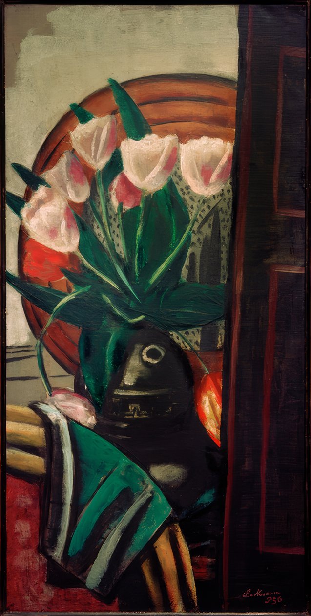 Tulipán csendélet alkotó: Max Beckmann