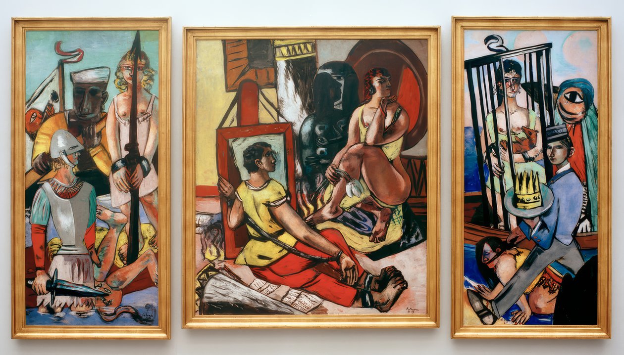 Megkísértés (Szent Antal megkísértése) alkotó: Max Beckmann