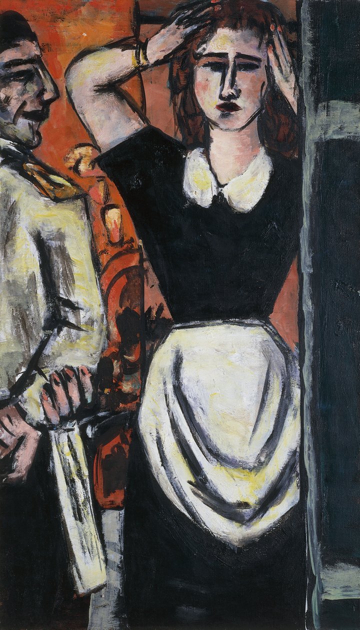 Pincér és ruhatáros alkotó: Max Beckmann