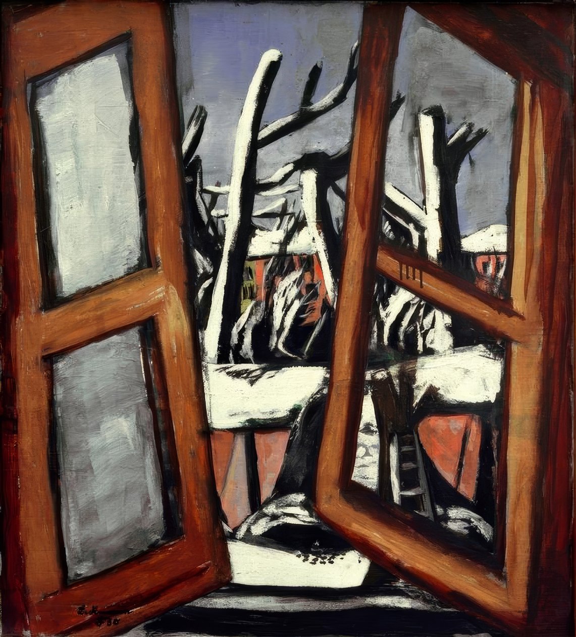 Téli táj alkotó: Max Beckmann