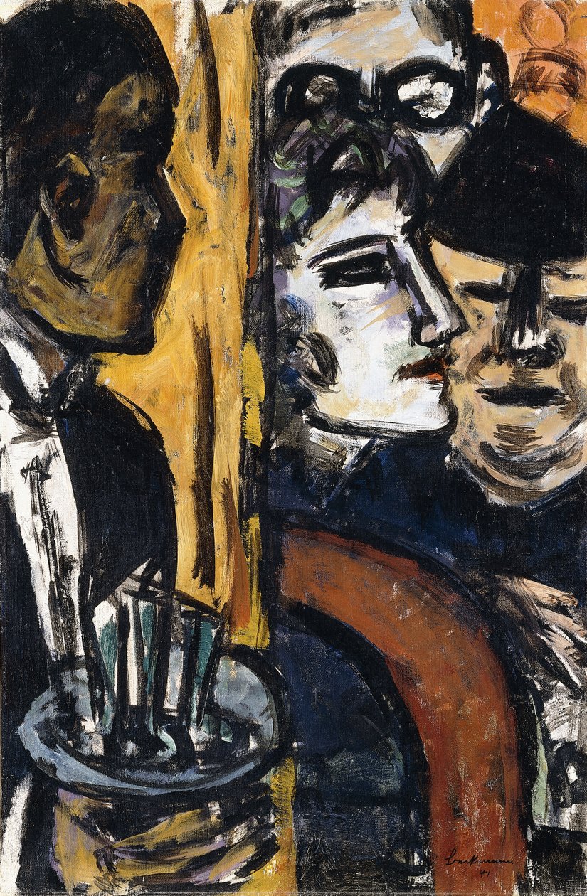 Sárga kávézó alkotó: Max Beckmann