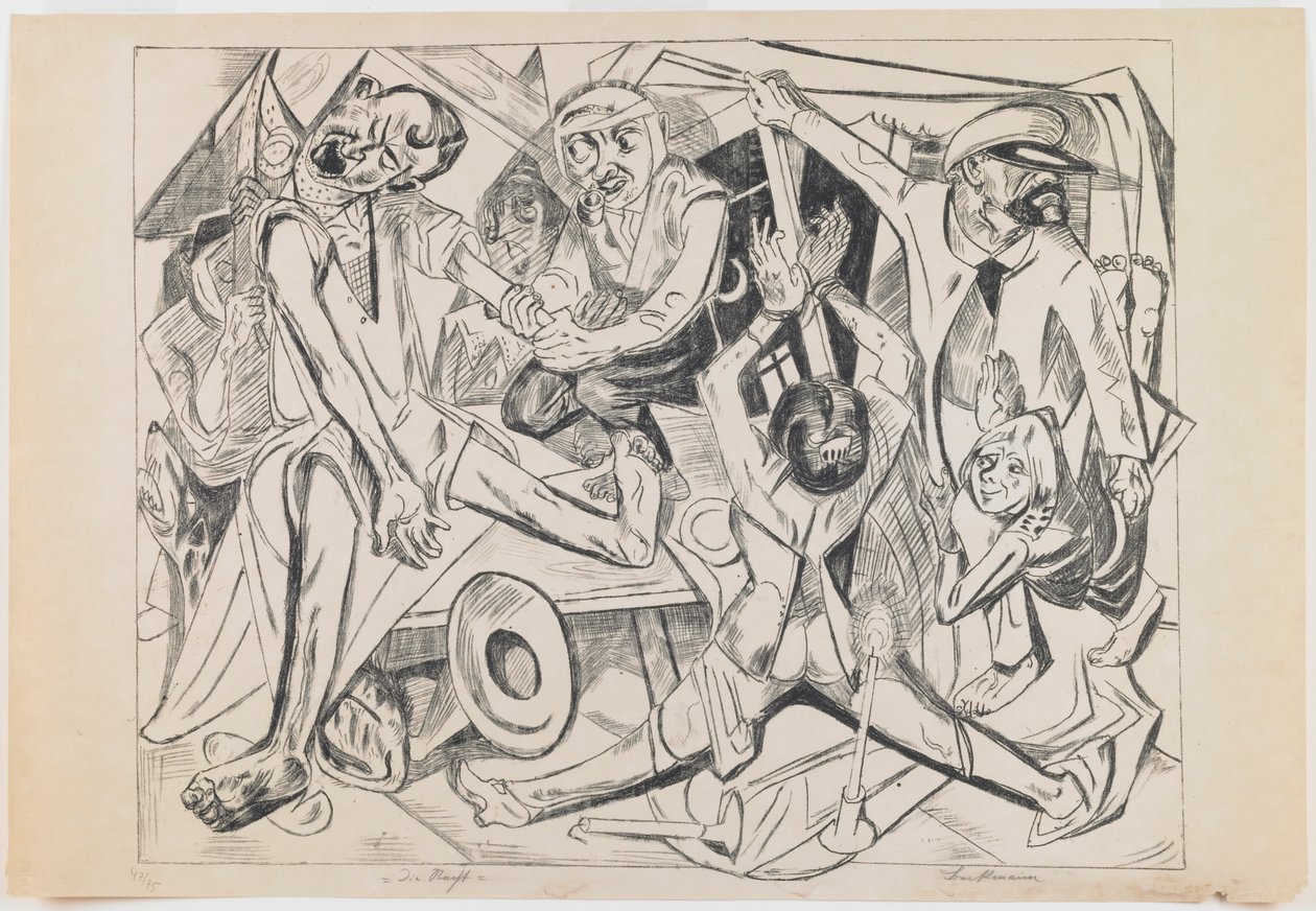 7. tábla: Éjszaka alkotó: Max Beckmann