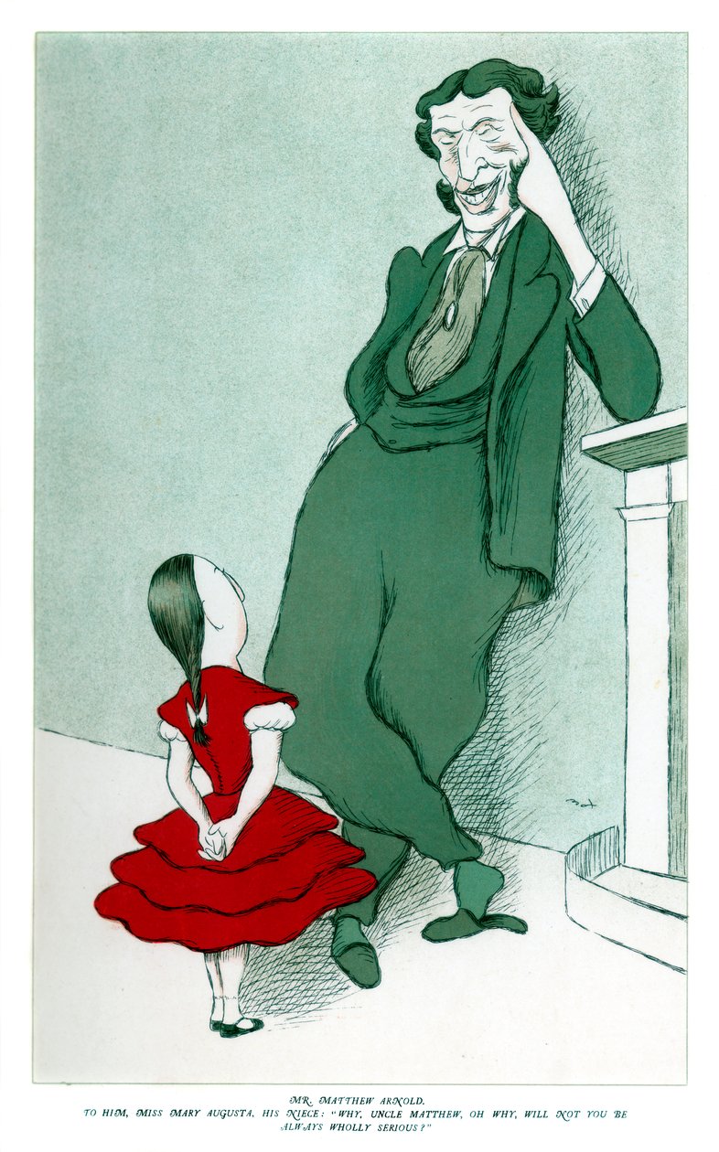 Matthew Arnold 1822-1888 és unokahúga, 1904. alkotó: Henry Maximilian Beerbohm
