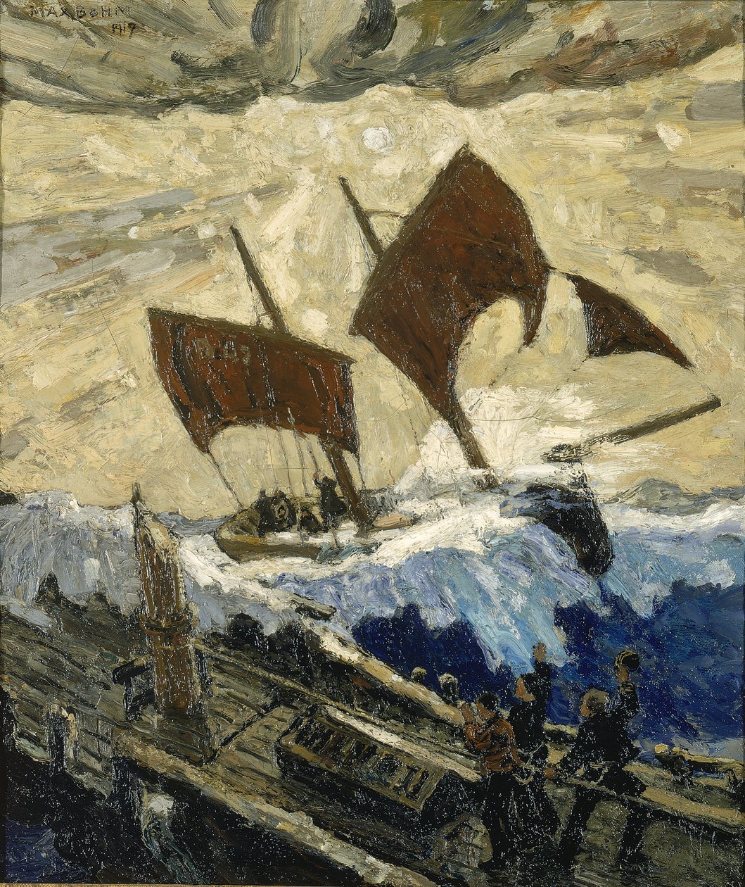 Incidens a La Manche csatornán, 1919. alkotó: Max Bohm