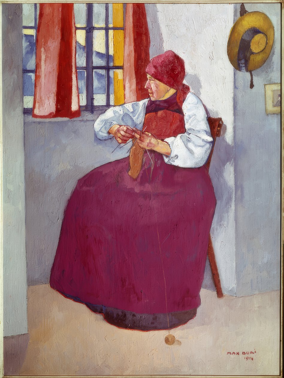 Kötés nő alkotó: Max Buri