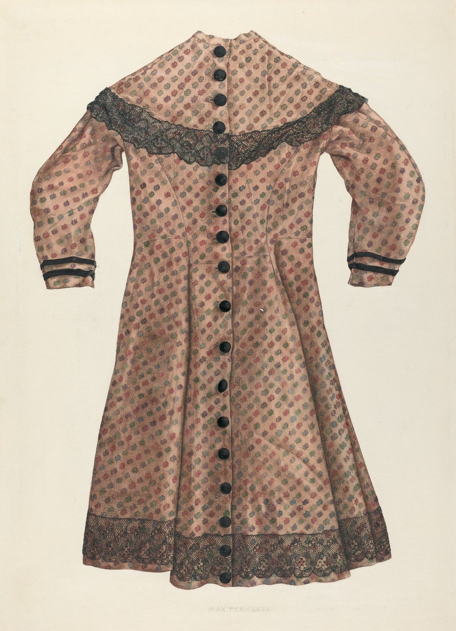 Challis lányruha, c. 1937. alkotó: Max Fernekes