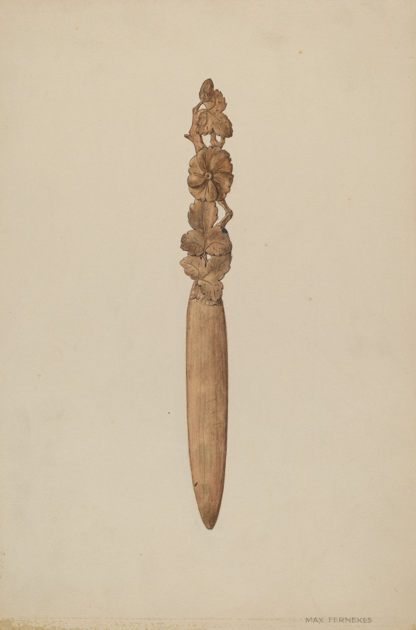 Papírkés, c. 1938. alkotó: Max Fernekes