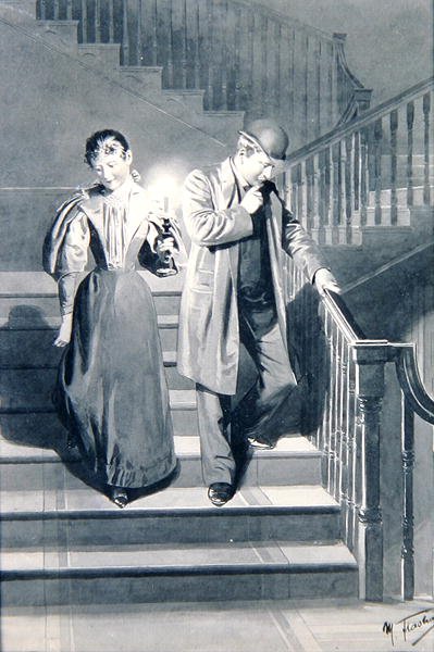 A lépcsőn alkotó: Max Flashar
