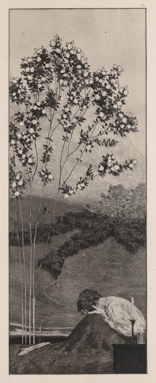 Kesztyű: Vágyak, 1880. alkotó: Max Klinger