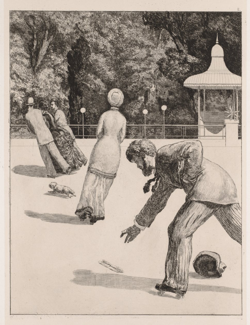 Egy kesztyű: Az akció, 1880. alkotó: Max Klinger