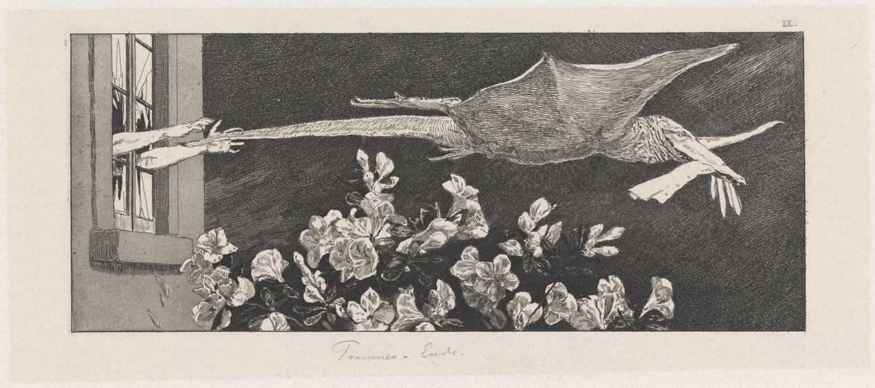 Elrablás, 18781880. alkotó: Max Klinger