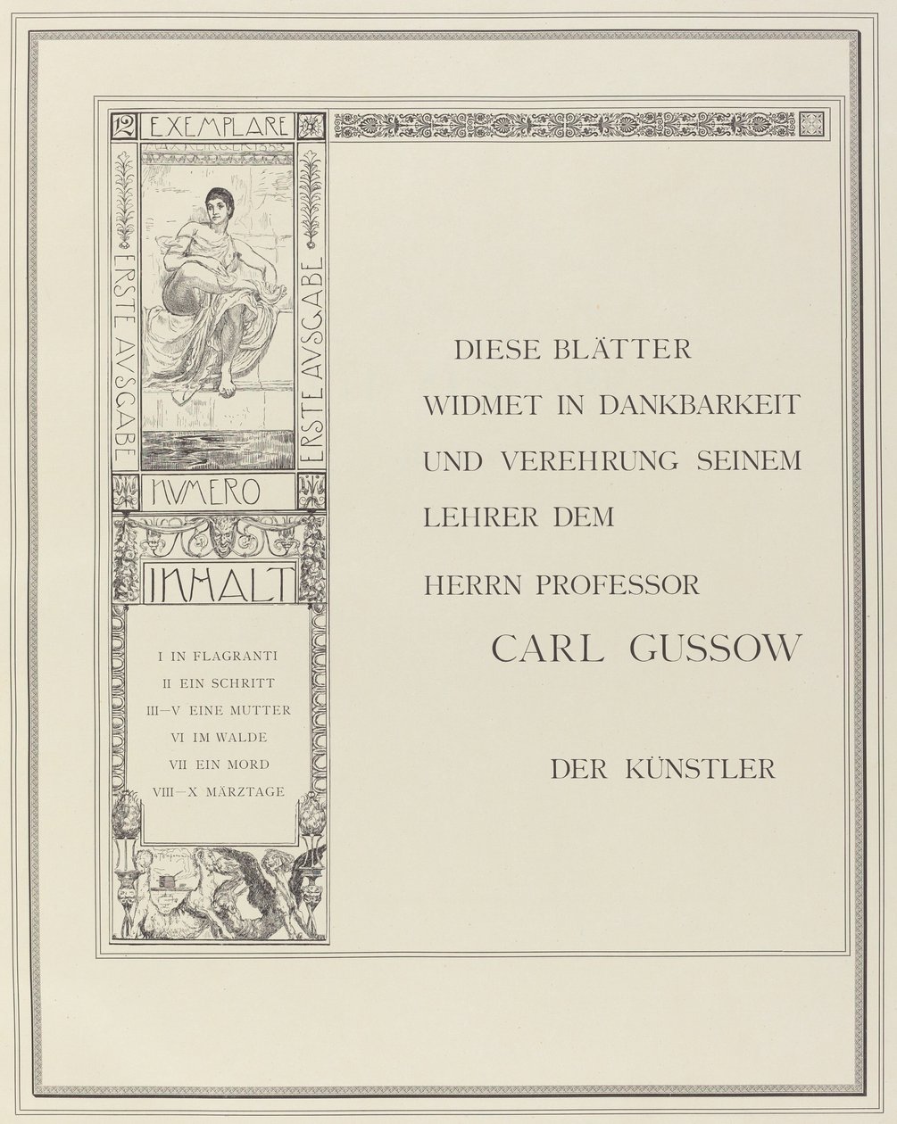 Elhivatottság alkotó: Max Klinger
