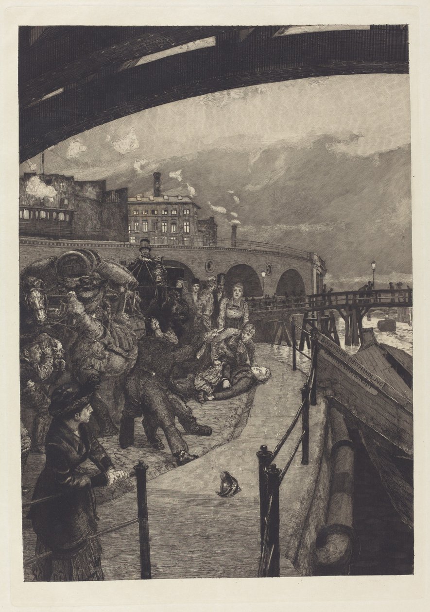 Egy gyilkosság Egy gyilkosság, 1883. alkotó: Max Klinger