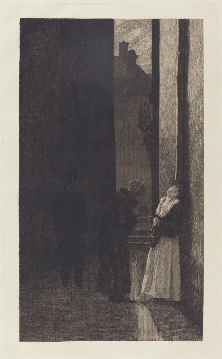 Egy lépés Egy lépés, 1883. alkotó: Max Klinger
